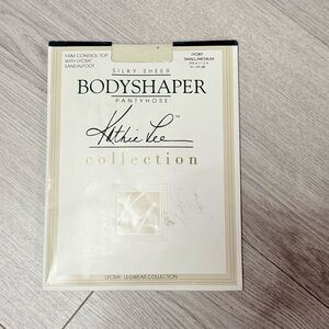 Bodyshaper Kathie Lee Silky Sheer Bodyshaper Pantyhose Ivory Small/Medium